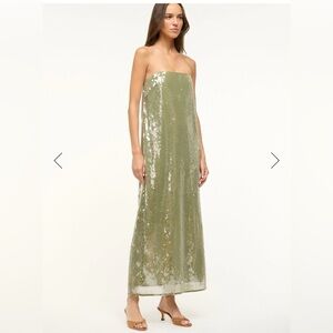 STAUD Casey Dress - Garden Moss size 8